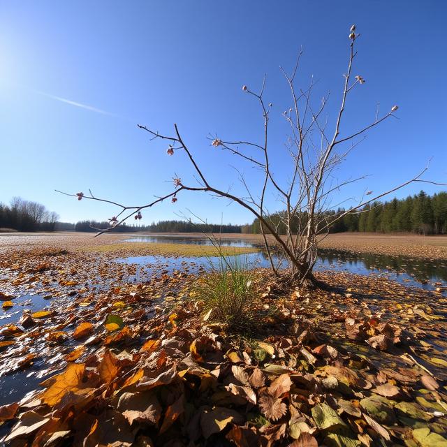 Humuspartikel im Wasser